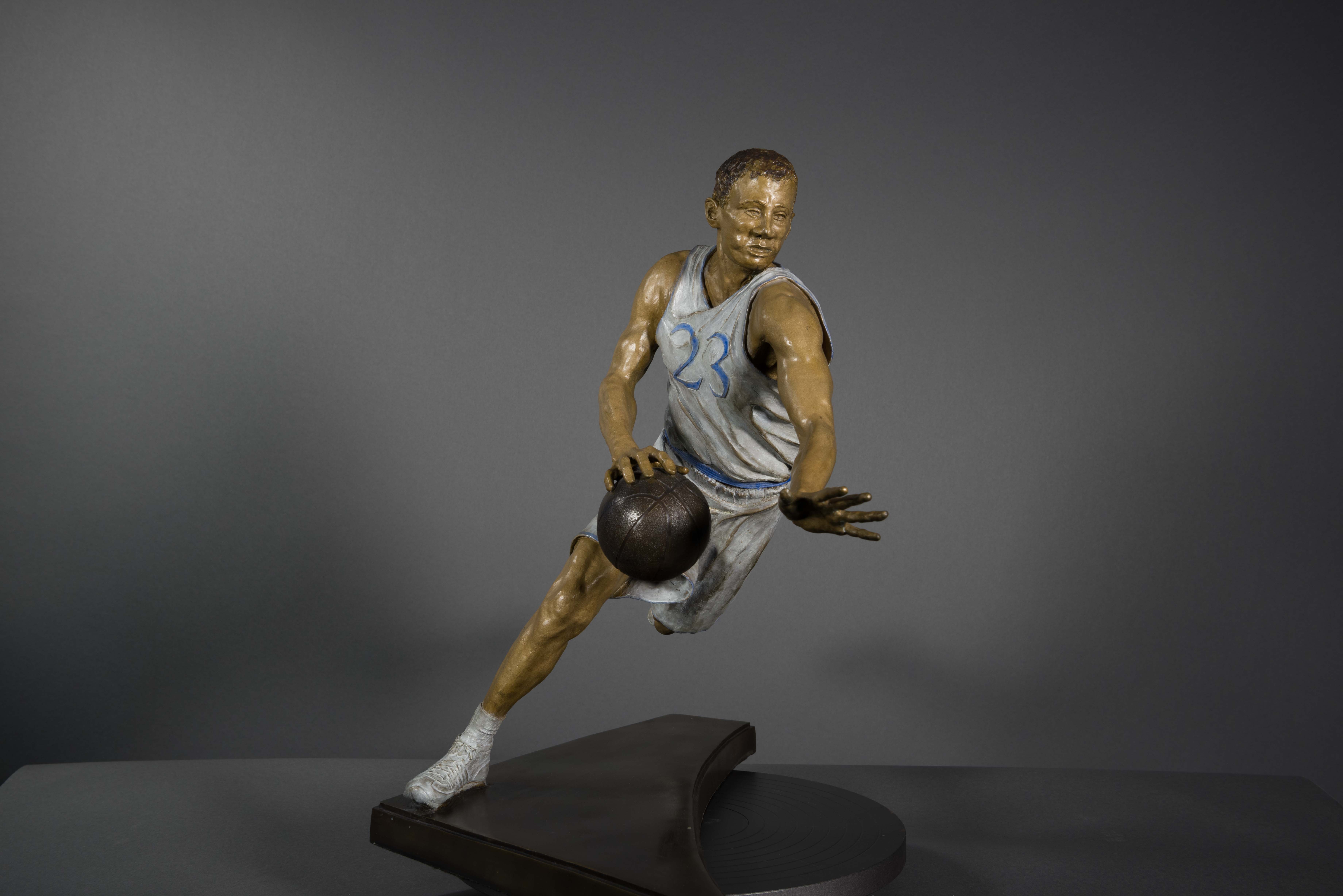 Basketball Sculpture Driven