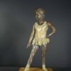 Bronze sculpture of child ballerina