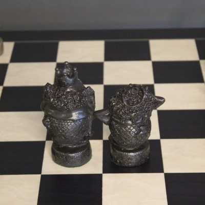 Neptune Chess Set Stravitz Sculpture Fine Art Gallery