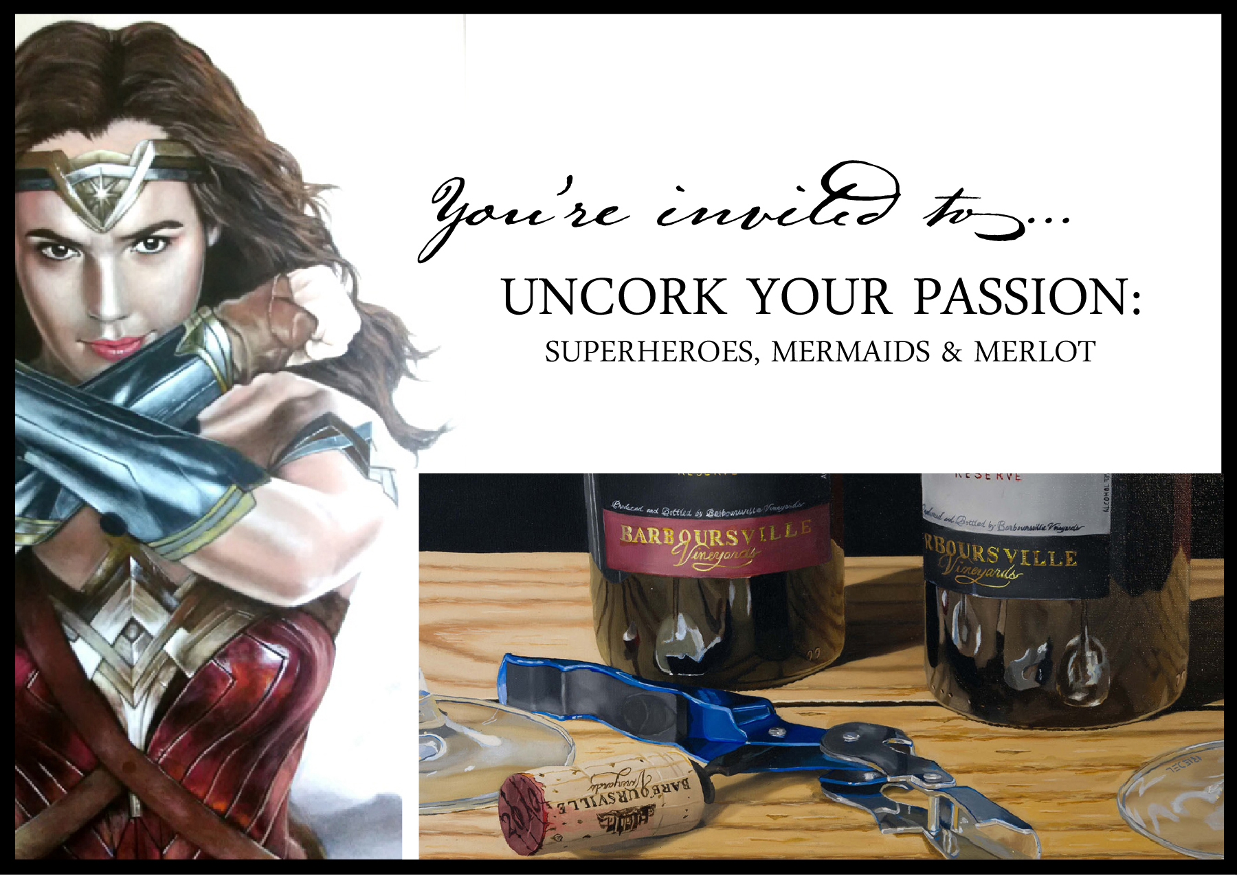 Uncork Your Passion invitation