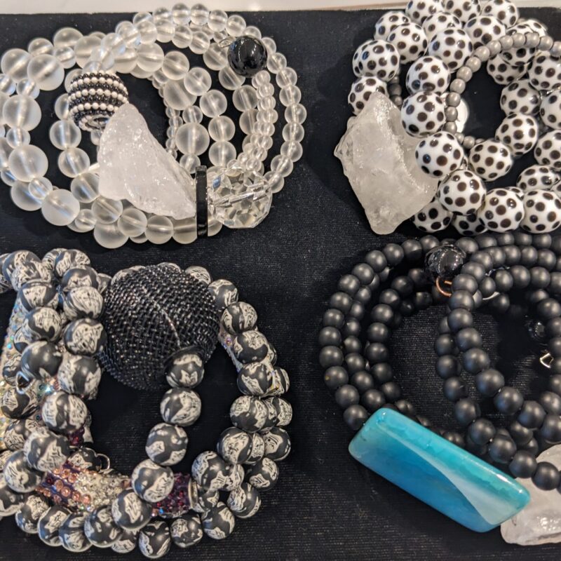 Black and White Bracelets