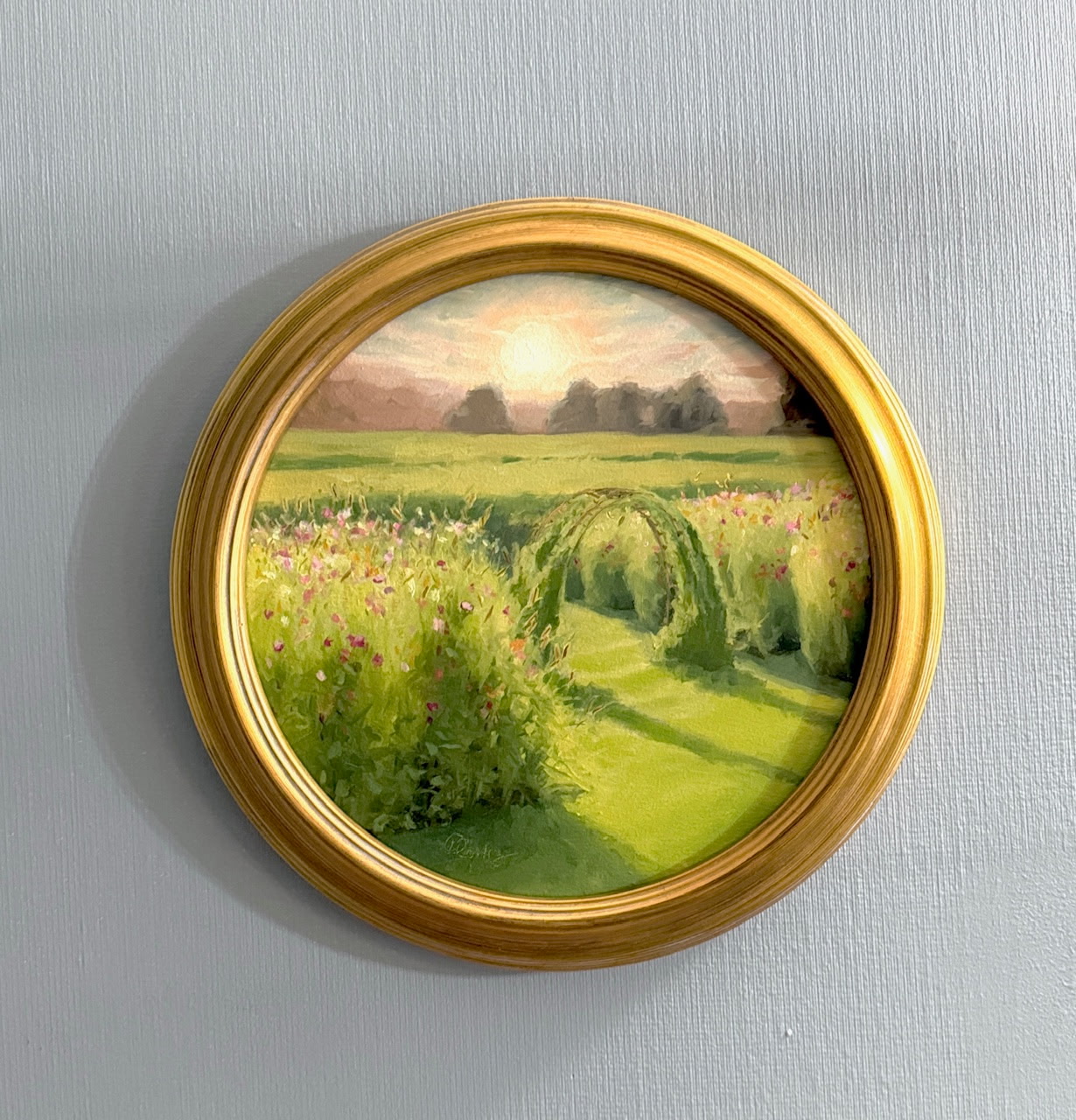 Sunset Among the Wildflowers